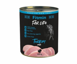 FITMIN for Life Krůtí paštika - Mokré krmivo pro psy - 800 g