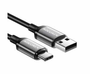 Rychlonabíjecí kabel Rocoren USB-A na USB-C Retro Series ...