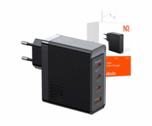 Nástěnná nabíječka McDodo GAN 3xUSB-C + USB, 100 W (černá)