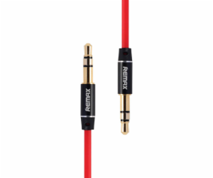 Mini jack 3,5 mm AUX kabel Remax RL-L200 2 m (červený)