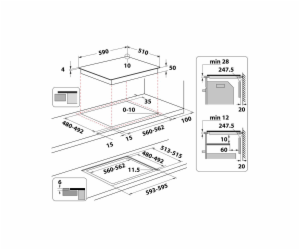 Indukční varná deska HOTPOINT HS 5160C NE