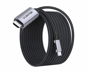 Lention Kabel USB-C na 4K60Hz HDMI, 3 m (šedý)