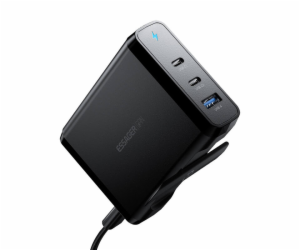 Essager GaN 2xUSB-C+USB-A 140W dokovací stanice EU (černá)