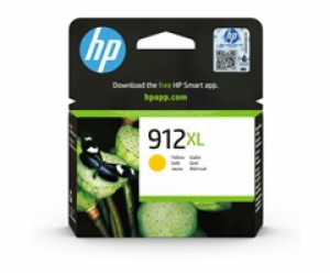 HP 912XL High Yield Yellow Original Ink Cartridge (825 pa...