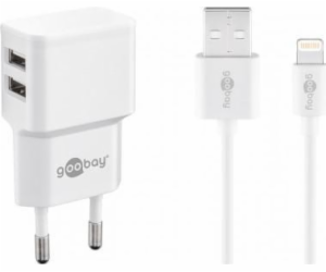 goobay Apple Lightning Dual nabíjecí sada 2,4A, nabíječka