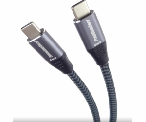 PremiumCord USB-C kabel ( USB 3.2 GEN 2x2, 5A, 100W, 20Gb...