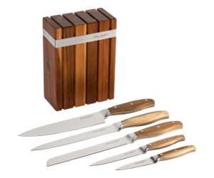 Jean Dubost Laguiole Knife Block 5 pcs.