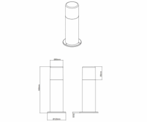 Lampa Trio Hoosic 522260124, 28W, E27, IP44, hnědá/měděná