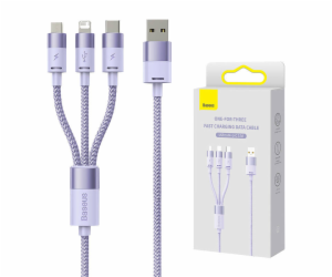 Kabel USB 3v1 Baseus řady StarSpeed, USB-C + Micro + Ligh...