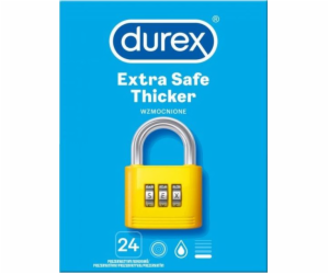 Durex Extra Safe Silnější vyztužené kondomy 24 ks