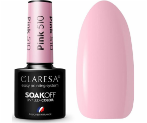 Claresa Soak Off UV/LED Pink hybridní lak 510 5g