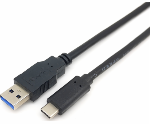 Kabel USB-A – USB-C USB 2 m černý (128344)