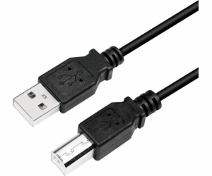 LogiLink USB-A - USB-B USB kabel 5 m černý (CU0009B)