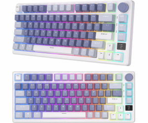 Bezdrátová mechanická klávesnice Royal Kludge RKM75 RGB, ...