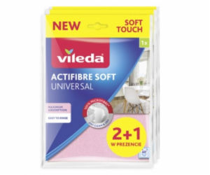 Vileda ACTIFIBRE Soft Universal Měkká utěrka 2 +1  ks.