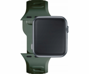 3mk Silicone Watch Strap pro Apple 38/40/41 mm Dark Green