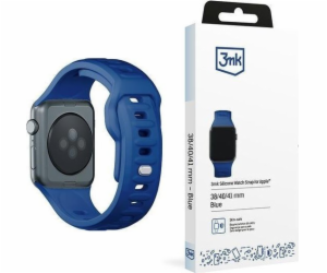 3mk Silicone Watch Strap pro Apple 38/40/41 mm Blue