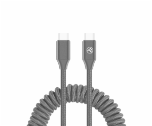 Tellur Extendable USB-C to USB-C Cable PD60W up to 1.8m B...