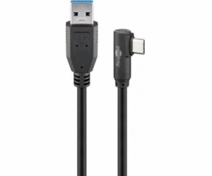 USB 3.2 Gen 1 Kabel, USB-A Stecker > USB-C Stecker 90°