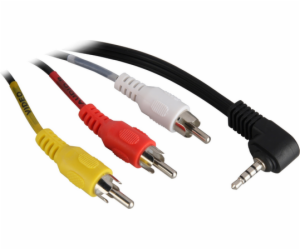 goobay A/V kabel 3,5mm jack -> 3x RCA