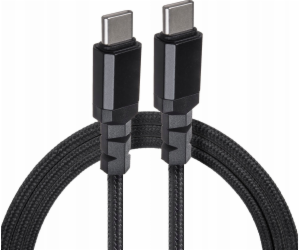  2x USB-C 15W 1m kabel s podporou QC 3.0 MCE493 Black