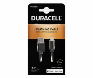 Kabel USB na Lightning Duracell 1 m (černý)