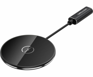 Magnetic Wireless Charger Vention FGABAG 15W 1m (Black)