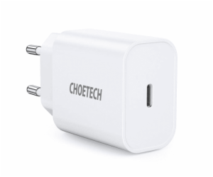 Síťová nabíječka Choetech Q5004 EU USB-C, 20 W (bílá)