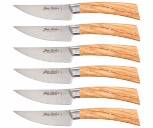 Jean Dubost Laguiole 6 pcs. Steak Knife Set, Olive