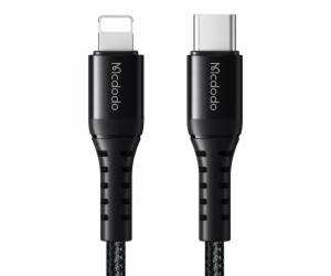 Kabel USB-C na lightning Mcdodo CA-5630, 36W, 0,2 m (černý)