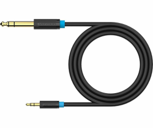 Audio Cable TRS 3.5mm to 6.35mm Vention BABBI 3m, Black