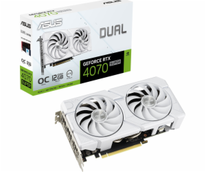 ASUS GeForce RTX 4070 SUPER DUAL EVO OC WHITE, grafická k...