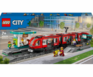 LEGO 60423 Městská tramvaj se zastávkou, stavebnice