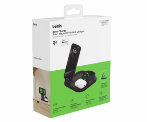 Belkin BOOST Charge 3in1 Qi2 15W magn.Charg.Stand bl.  WI...