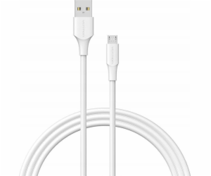 Cable USB 2.0 to Micro USB Vention CTIWI 2A 3m (white)