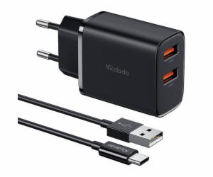 Mcdodo CH-5072 USB-A*2, 12W power charger + USB-A to USB-...