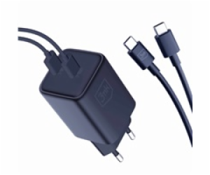 3mk Hyper Charger PD 45W+USB Cable C to C Black