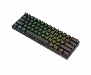 Mechanická klávesnice Royal Kludge RK61 RGB, červené spín...