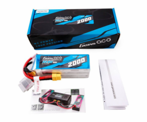 Gens ace 2000mAh 22,8V 60C 6S1P vysokonapěťový Lipo Batte...