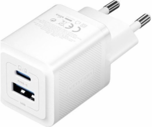 Wall charger, Vention, FEQW0-EU,  USB-C + USB- A,  30W/30...