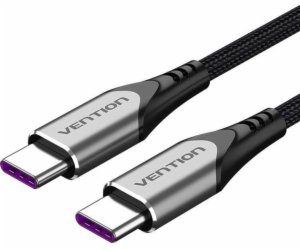 USB-C 2.0 to USB-C Cable Vention TAEHG 1.5m PD 100W Gray