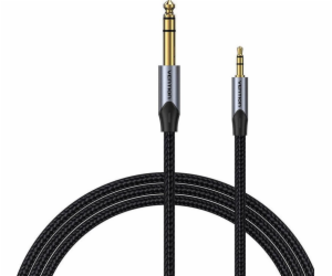 Cable Audio 3.5mm TRS to 6.35mm Vention BAUHH 2m Gray