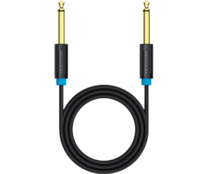 Audio Cable TS 6.35mm Vention BAABF 1m (black)