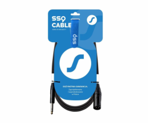 SSQ JSXM5 - Kabel XLR samice - Jack stereo 6,3 mm, 5 m