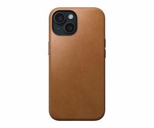 Nomad Modern Leather Case iPhone 15 English Tan