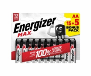 Energizer MAX - Tužka AA/15+5 zdarma