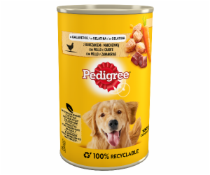 Pedigree s kuřecím masem a mrkví v želé 400g