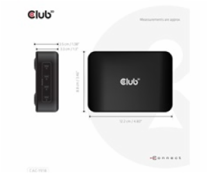 Club3D cestovní nabíječka 240W GaN technologie, 4xUSB-C, ...