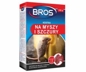 Kostky na hubení myší a potkanů Bros, 100 g