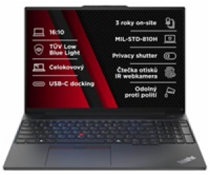 LENOVO NTB ThinkPad E16 AMD G2 - Ryzen7 7735HS,16" WUXGA,...